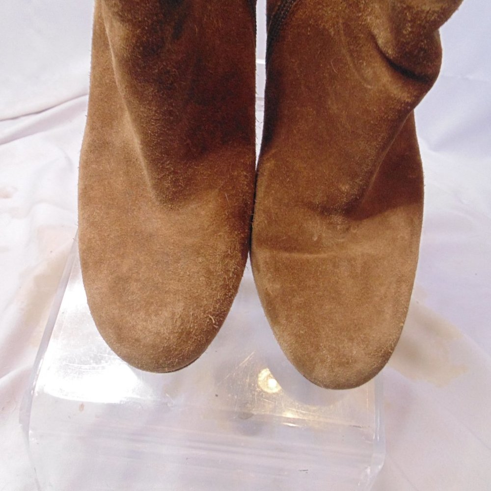 Via Spia Ankle boots Tan suede 9.5 - Picture 5 of 11